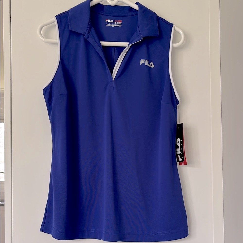 Fila Sport Fitted Golf Sleeveless Polo